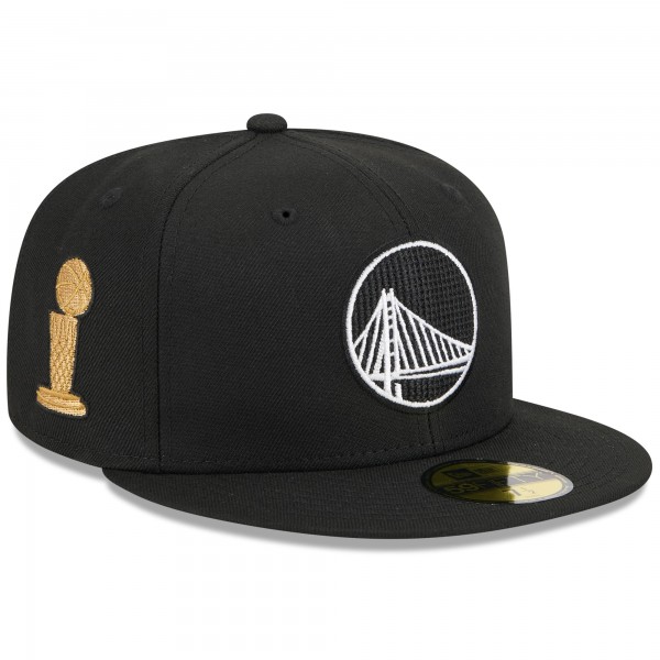 Бейсболка Golden State Warriors New Era x Alpha Industries Black 59FIFTY