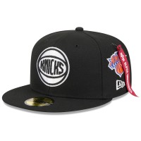 Бейсболка New York Knicks New Era x Alpha Industries Black 59FIFTY