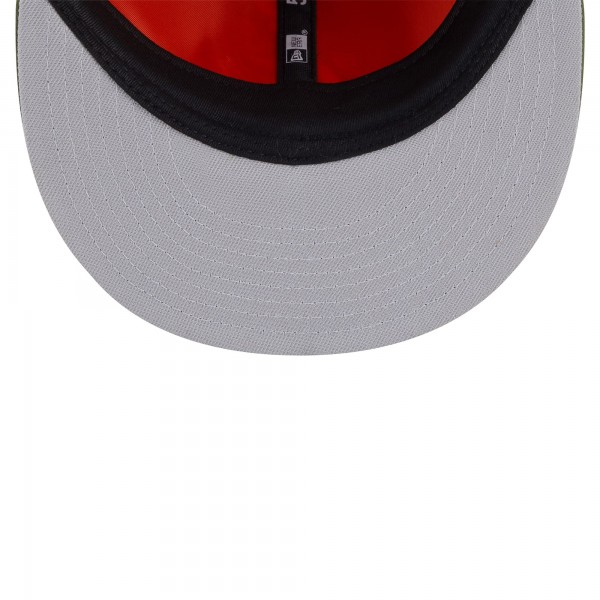 Бейсболка Los Angeles Lakers New Era x Alpha Industries Olive Dog Ear 59FIFTY