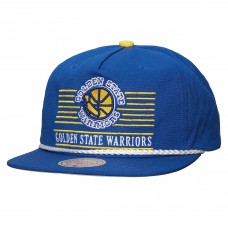 Golden State Warriors Mitchell & Ness Royal Ascend Deadstock Snapback Hat
