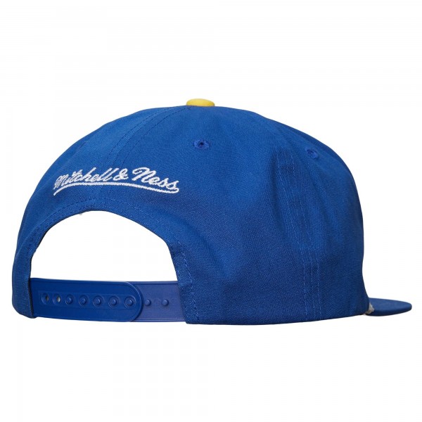 Golden State Warriors Mitchell & Ness Royal Ascend Deadstock Snapback Hat