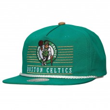 Boston Celtics Mitchell & Ness Kelly Green Ascend Deadstock Snapback Hat