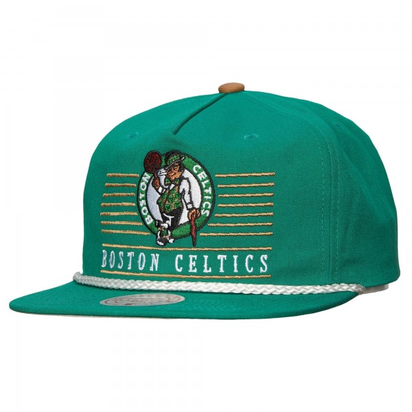 Boston Celtics Mitchell & Ness Kelly Green Ascend Deadstock Snapback Hat