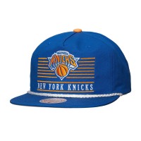 New York Knicks Mitchell & Ness Blue Ascend Deadstock Snapback Hat