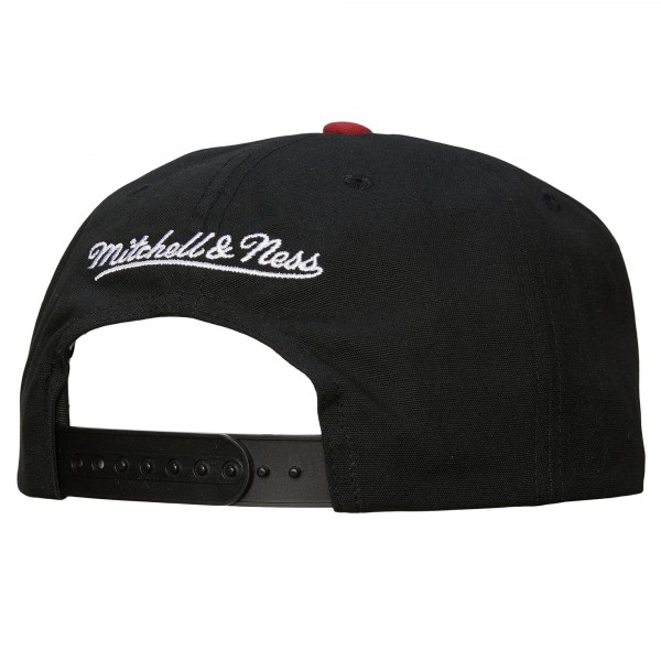 Miami Heat Mitchell & Ness Black Ascend Deadstock Snapback Hat