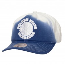 Бейсболка Golden State Warriors Mitchell & Ness Blue/White Dip Dye Pro Crown