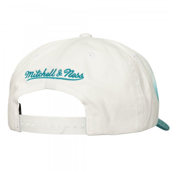 Бейсболка Charlotte Hornets Mitchell & Ness Teal/White Dip Dye Pro Crown
