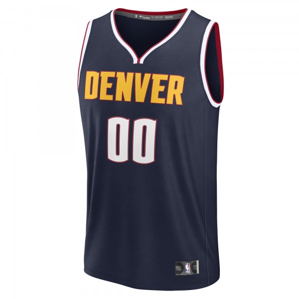 Именная игровая джерси Denver Nuggets Fanatics Navy Fast Break - Icon Edition