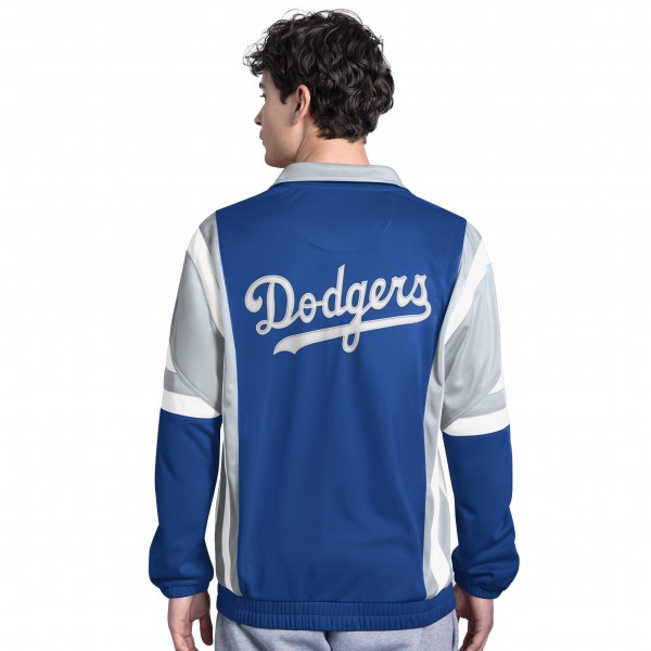 Los Angeles Dodgers Starter Royal/Gray Contender Tricot Full-Zip Track Jacket