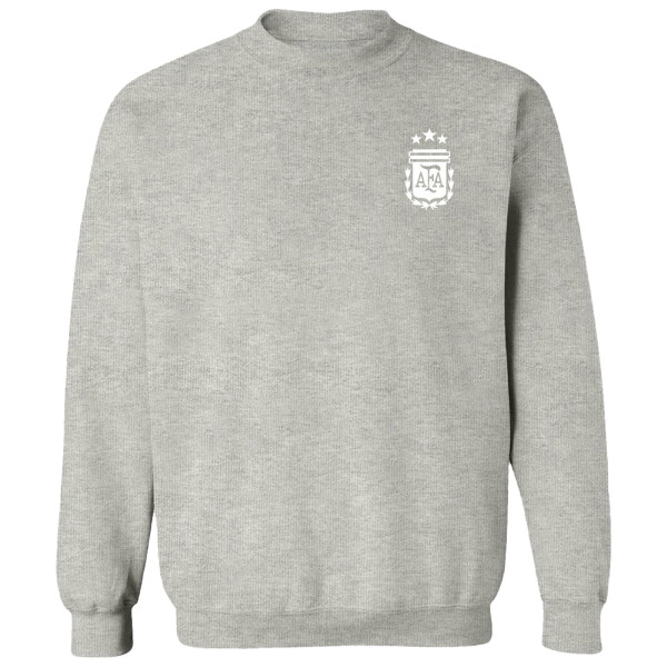 Женская Свитшот Argentina National Team Vive La Fete Impressions Artwork Pullover - Gray