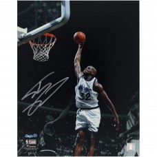Shaquille ONeal Orlando Magic Autographed Fanatics Authentic 11 x 14 Dunk Spotlight Photograph from Game vs. Dallas Mavericks