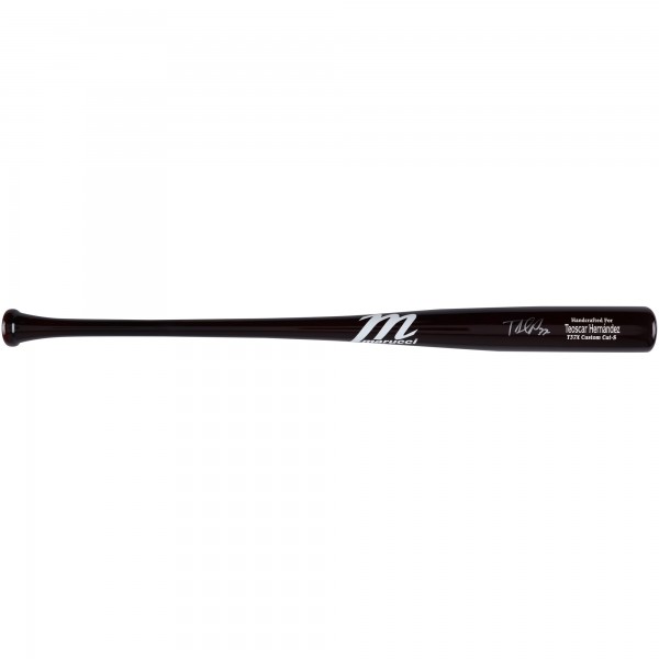 Teoscar Hernandez Los Angeles Dodgers Autographed Fanatics Authentic Marucci Game Model Bat