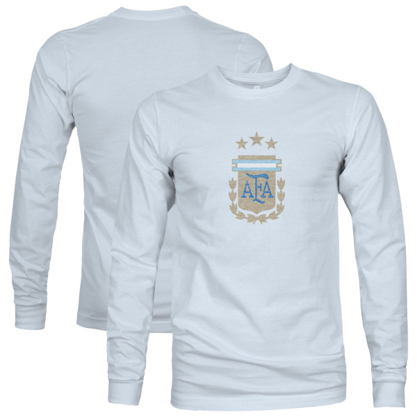 Футболка с длинным рукавом Argentina National Team 1863FC Color Badge - Light Blue