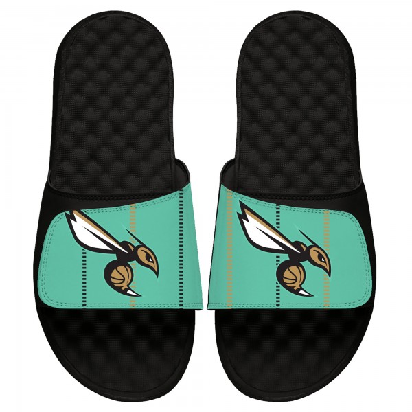 Шлепки Youth Charlotte Hornets ISlide Black 2024/25 City Edition