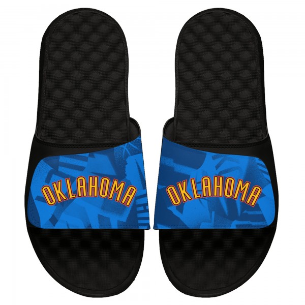 Шлепки Youth Oklahoma City Thunder ISlide Black 2024/25 City Edition