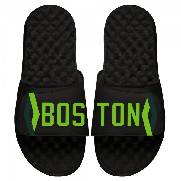 Шлепки Boston Celtics ISlide Youth 2024/25 City Edition - Black