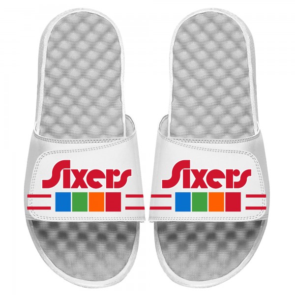 Philadelphia 76ers ISlide Unisex 2024/25 City Edition Slide Sandals - White