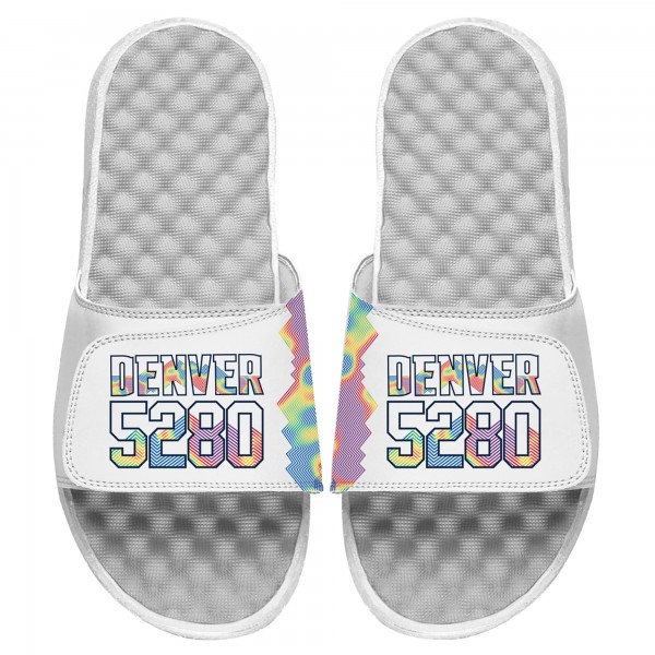 Шлепки Denver Nuggets ISlide Unisex 2024/25 City Edition - White