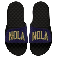 Шлепки New Orleans Pelicans ISlide Unisex 2024/25 City Edition - Black