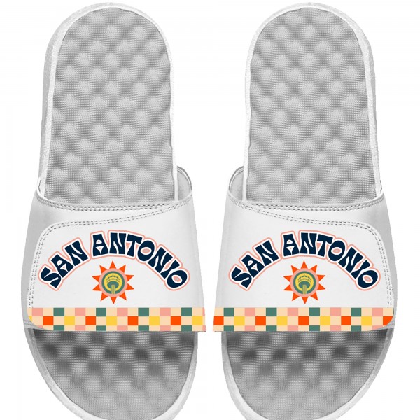 Шлепки San Antonio Spurs ISlide Unisex 2024/25 City Edition - White