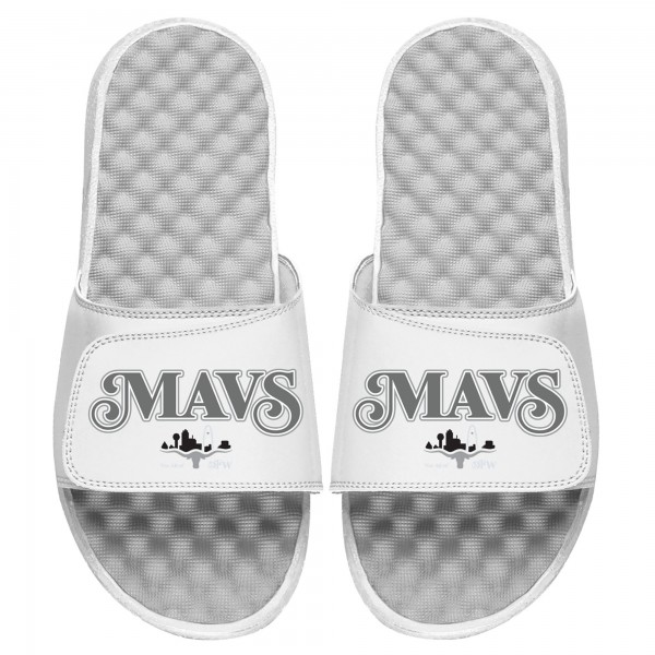 Шлепки Dallas Mavericks ISlide Unisex 2024/25 City Edition - White