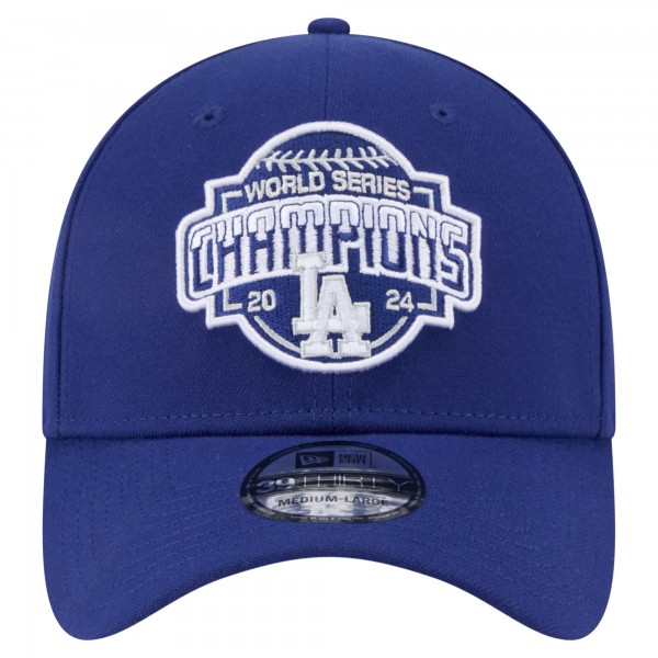 Бейсболка Los Angeles Dodgers New Era Royal 2024 World Series Champions 39THIRTY