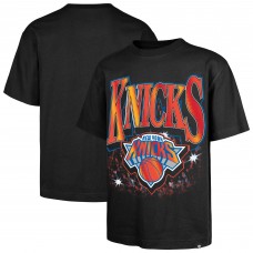 New York Knicks 47 Black Past Champs Collection Flashbulb Foundation T-Shirt
