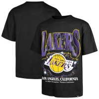 Футболка Los Angeles Lakers 47 Black Past Champs Collection Flashbulb Foundation
