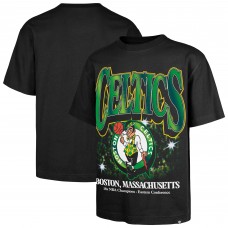 Boston Celtics 47 Black Past Champs Collection Flashbulb Foundation T-Shirt