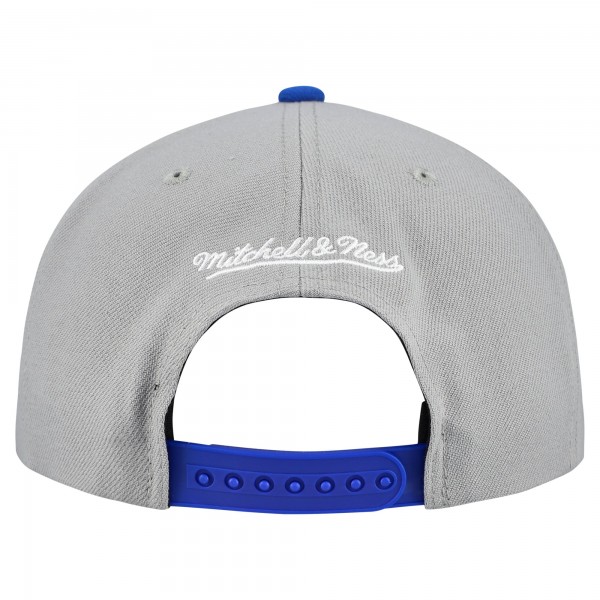 Los Angeles Dodgers Mitchell & Ness Gray Cooperstown Collection Basic Flip Snapback Hat