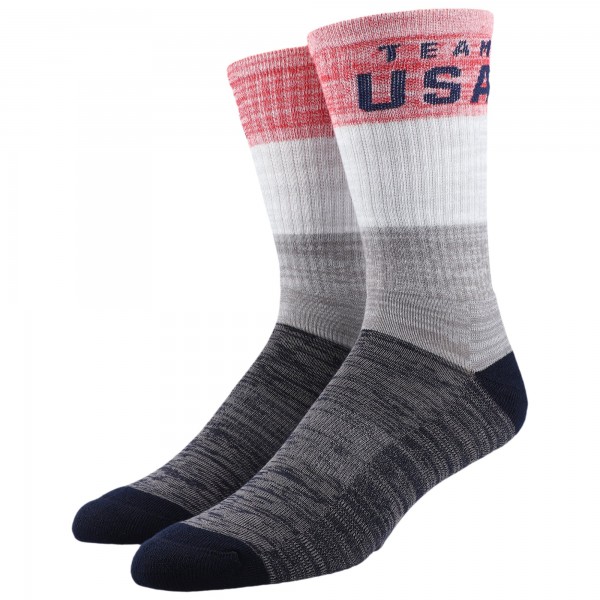 Team USA Single Crew Socks - Gray