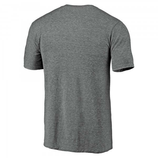 New York Yankees Heather Gray Line Corps Tri-Blend T-Shirt
