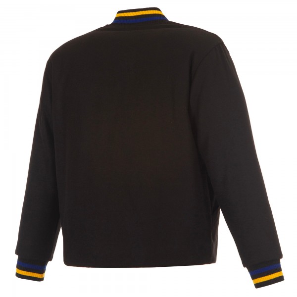 Куртка на кнопках Golden State Warriors JH Design Black Statement Edition