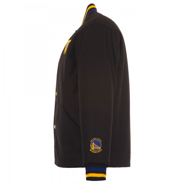 Куртка на кнопках Golden State Warriors JH Design Black Statement Edition