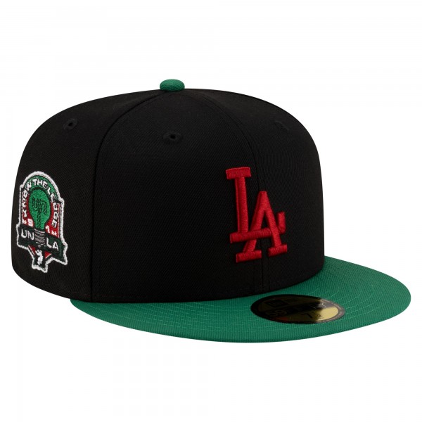 Бейсболка Los Angeles Dodgers x Union Los Angeles New Era Black/Green 59FIFTY