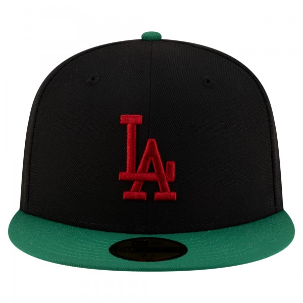Бейсболка Los Angeles Dodgers x Union Los Angeles New Era Black/Green 59FIFTY