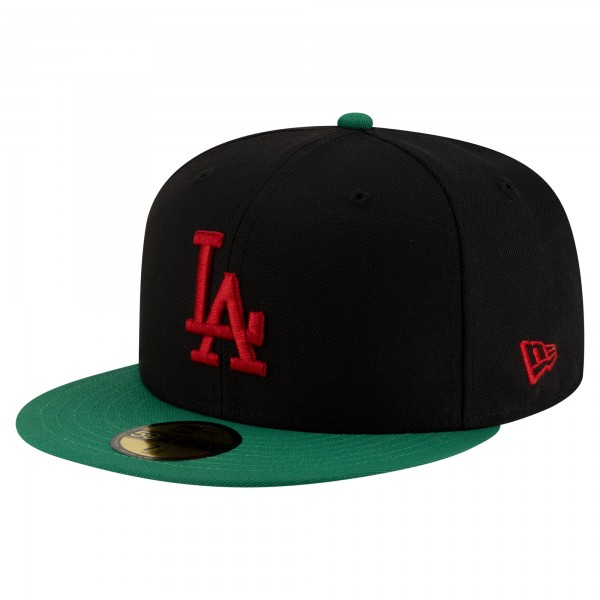 Бейсболка Los Angeles Dodgers x Union Los Angeles New Era Black/Green 59FIFTY