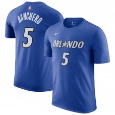 Футболка Orlando Magic Paolo Banchero Nike Blue Icon Edition Name & Number