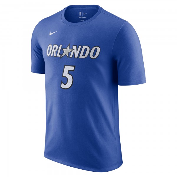 Футболка Orlando Magic Paolo Banchero Nike Blue Icon Edition Name & Number