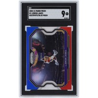 LeBron James Los Angeles Lakers 2020-21 Panini Prizm Red White Blue Prizm #1 SGC Authenticated 9 Card