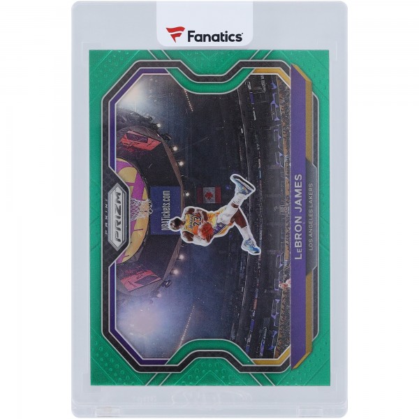 LeBron James Los Angeles Lakers 2020-21 Panini Prizm Green Prizm #1 Card