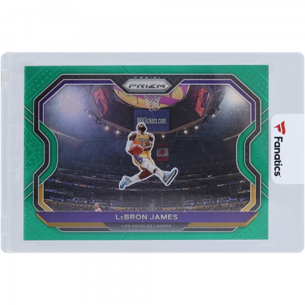 LeBron James Los Angeles Lakers 2020-21 Panini Prizm Green Prizm #1 Card