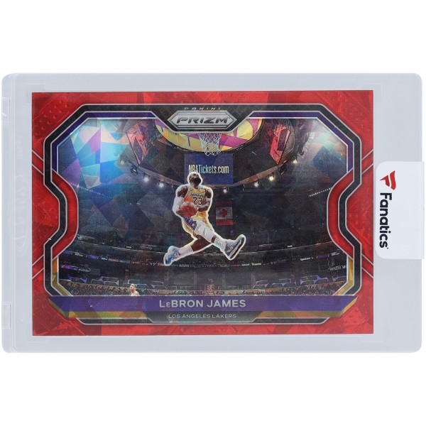 LeBron James Los Angeles Lakers 2020-21 Panini Prizm Red Ice Prizm #1 Card