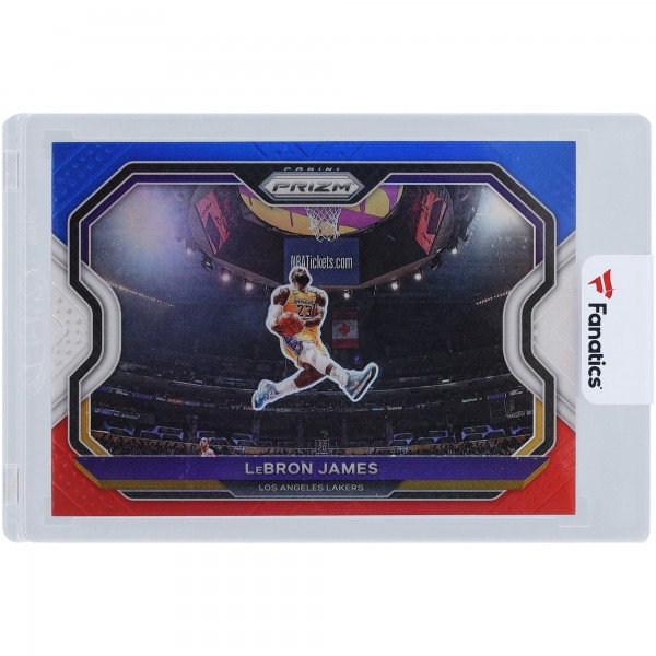 LeBron James Los Angeles Lakers 2020-21 Panini Prizm Red White Blue Prizm #1 Card