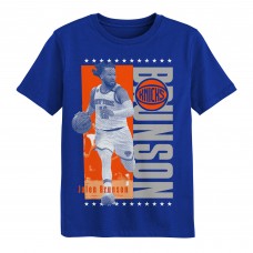 Подростковая New York Knicks Jalen Brunson Outerstuff Royal Answer T-Shirt