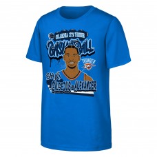 Футболка Подростковая Oklahoma City Thunder Shai Gilgeous-Alexander Outerstuff Blue Baller