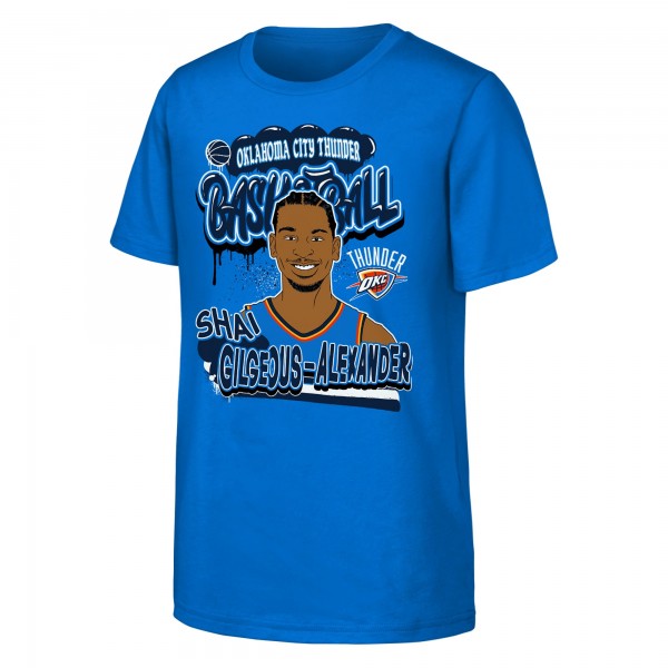 Футболка Подростковая Oklahoma City Thunder Shai Gilgeous-Alexander Outerstuff Blue Baller