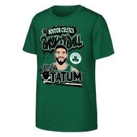 Подростковая Boston Celtics Jayson Tatum Outerstuff Kelly Green Baller T-Shirt