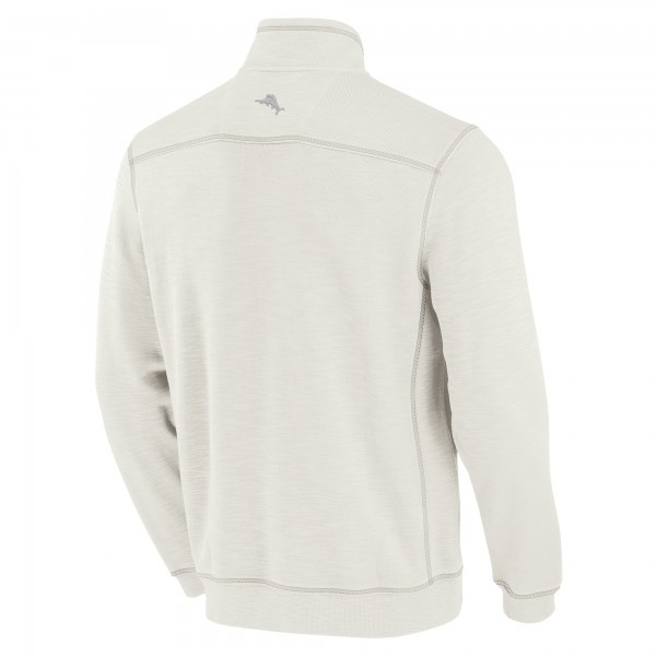 Кофта New York Yankees Tommy Bahama Cream Sport Tobago Bay Tri-Blend Half-Zip