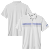 Los Angeles Dodgers TravisMathew White Top Recruit Tri-Blend Polo